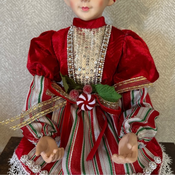 Ralph Lauren Style Christmas Elf Fairy Shelf Sitter 30” NWT Martha Stewart - Picture 5 of 12